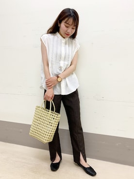 「アーバンリサーチ」｜「アイテム（腕時計）」を使った、yuppyさん（レディース・159cm）の春コーディネート