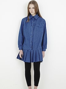 rshemiste | Rshemiste cutting onepiece denim
(ワンピース)