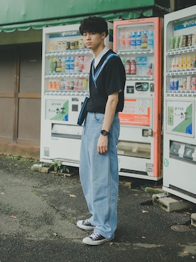 三木 克海さん（メンズ・175cm）の夏コーディネート