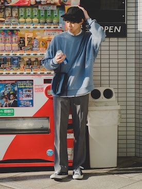 「417 EDIFICE（フォーワンセブンエディフィス）のアイテム」を使った、三木 克海さん（メンズ・175cm）の冬コーディネート