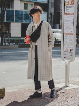 「417 EDIFICE（フォーワンセブンエディフィス）のアイテム」を使った、三木 克海さん（メンズ・175cm）の冬コーディネート