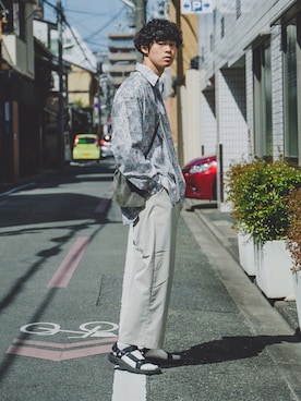 「BeAMS DOT（ビームスドット）のアイテム」を使った、三木 克海さん（メンズ・175cm）の春コーディネート