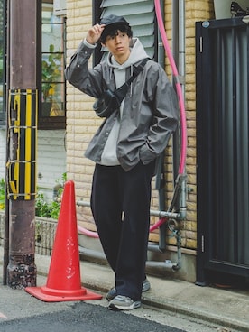 「417 EDIFICE（フォーワンセブンエディフィス）のアイテム」を使った、三木 克海さん（メンズ・175cm）の春コーディネート