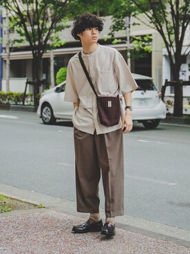 三木 克海さん（メンズ・175cm）の春コーディネート