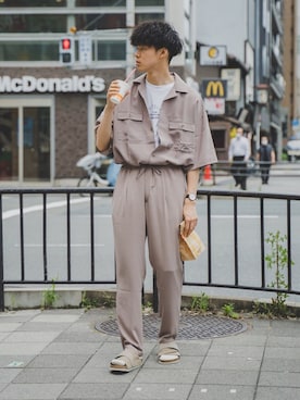 三木 克海さん（メンズ・175cm）の夏コーディネート