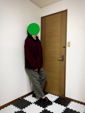 「my beautiful landlet（マイビューティフルランドレット）のアイテム（スウェット）」を使った、ittokuさん（メンズ・183cm）の冬コーディネート