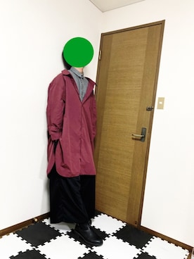 「unrelaxing（アンリラクシング）のアイテム（スラックス）」を使った、ittokuさん（メンズ・183cm）の冬コーディネート