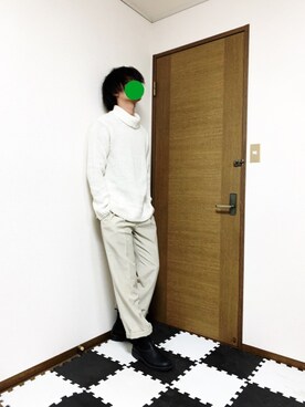 「Blundstone（ブランドストーン）のBlundstone/ブランドストーン　ｻｲﾄﾞｺﾞｱﾌﾞｰﾂ Men's（ブーツ）」を使った、ittokuさん（メンズ・183cm）の冬コーディネート