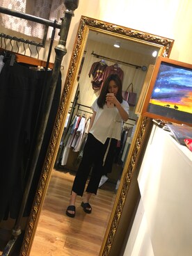 「黑白配」｜九二怪阿姨さん（レディース・167cm）の春コーディネート