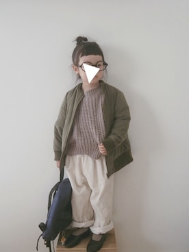 「ROPE' PICNIC（ロペピクニック）のアイテム（ジャケット/アウター）」を使った、yuuuさん（キッズ・90cm）の冬コーディネート