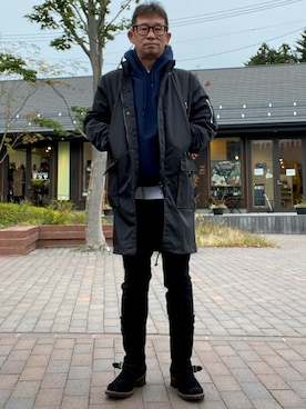 BALMAINミリタリーモッズコート