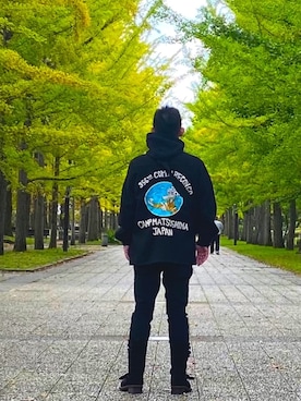 「order（オーダー）のアイテム（トップス）」を使った、KAZ 田中さん（メンズ・175cm）の秋コーディネート