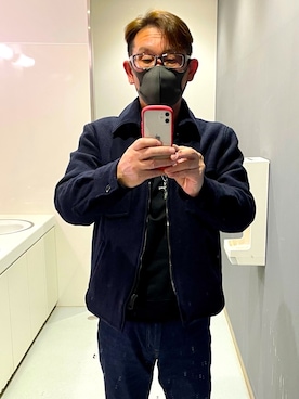 「Yves Saint Laurent（イヴサンローラン）のアイテム（パンツ）」を使った、KAZ 田中さん（メンズ・175cm）の春コーディネート