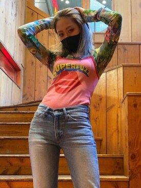 HYSTERIC GLAMOUR ピンクキャミソール HYSTERIC GLAMOUR ピンク