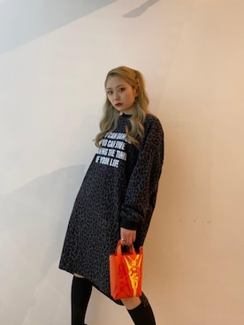 「ロンt」｜「アイテム（ワンピース/ドレス）」を使った、Kiminoさん（レディース・154cm）の秋コーディネート