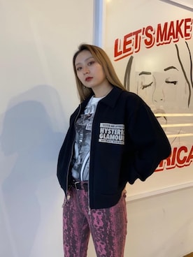 「90'sコーデ」｜「アイテム（その他アウター）」を使った、Kiminoさん（レディース・154cm）の春コーディネート