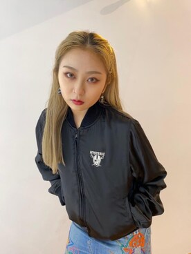 「90'sコーデ」｜「アイテム（ジャケット/アウター）」を使った、Kiminoさん（レディース・154cm）の秋コーディネート