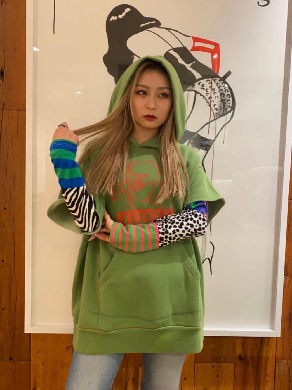 HYSTERIC GLAMOUR（ヒステリックグラマー）の「CRAZY HG TOWN T