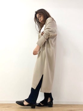 「FONCE（フォンセ）のアイテム」を使った、カーリーさん（レディース・149cm）の春コーディネート