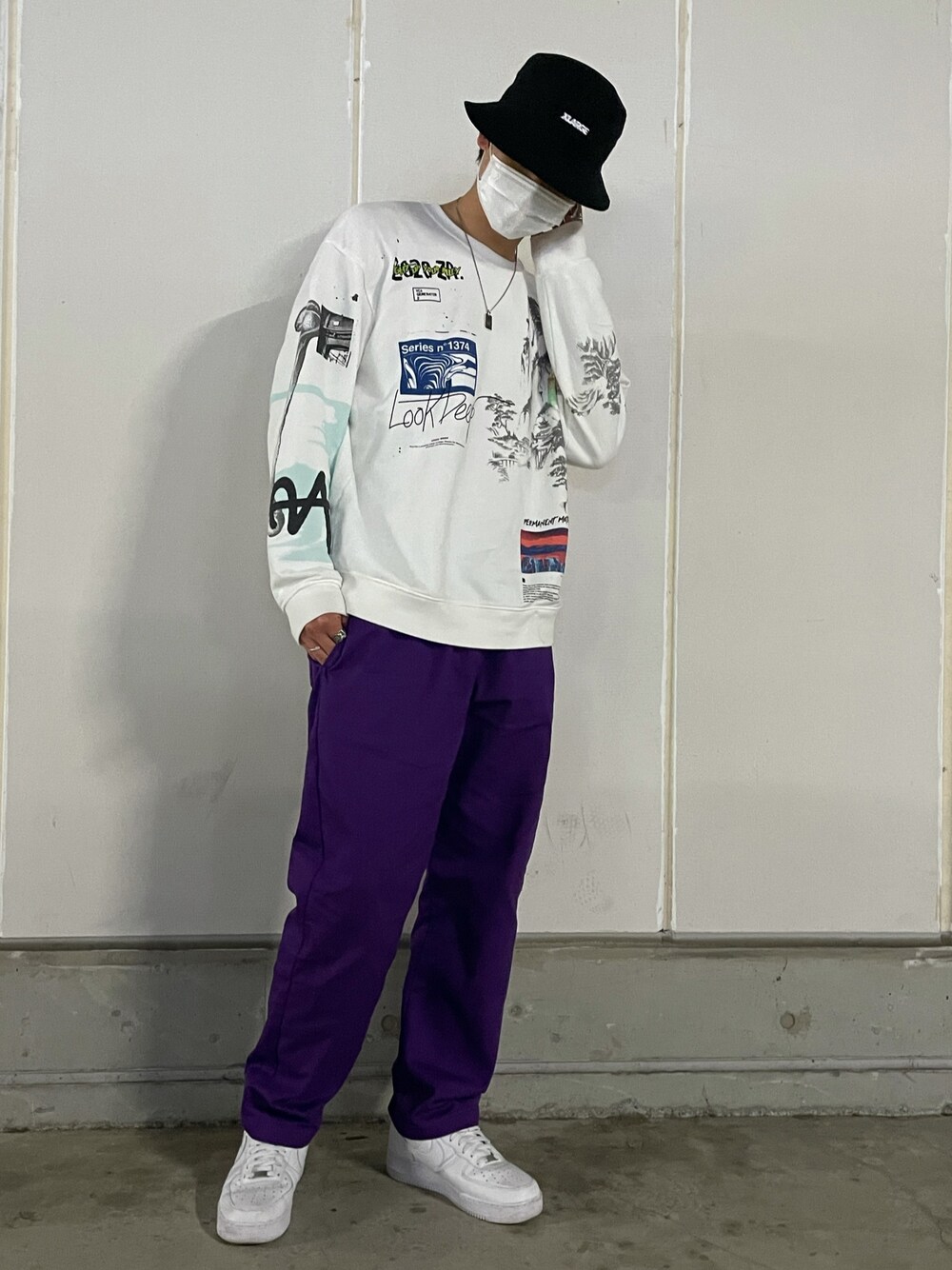 「休日スタイル、パンツスタイル、おしゃれさんと繋がりたい、ストリート、高身長、ZARA、GUCCI、NIKE、いいね、save、フォローお願いします🤑、SPINNS」｜「ZARAのアイテム（トップス、ホワイト系）」を使った、あんくまさん（レディース・163cm）の春コーディネートの1枚目の写真