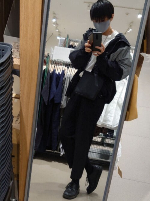 しまむら シマムラ のナイロンジャケットを使ったメンズ人気ファッションコーディネート Sciaky