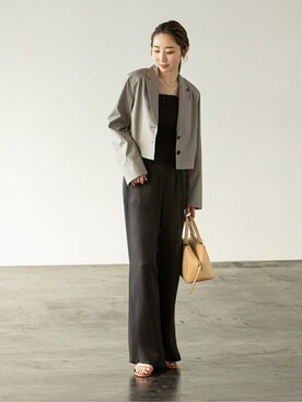 「LORISTELLA（ロリステッラ）のアイテム」を使った、りなさん（レディース・164cm）の冬コーディネート