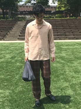 あべじゅんやさん（メンズ・182cm）の秋コーディネート