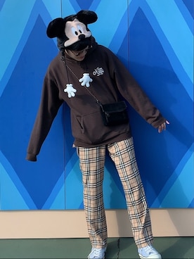 「ストリートカジュアル」｜「アイテム（スラックス）」を使った、あべじゅんやさん（メンズ・182cm）の秋コーディネート