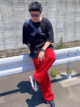 「URBAN RESEARCH（アーバンリサーチ）のアイテム（腕時計）」を使った、あべじゅんやさん（メンズ・182cm）の春コーディネート