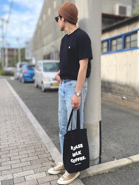 あべじゅんやさん(メンズ・182cm)の夏コーディネート