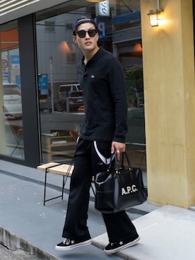 あべじゅんやさん（メンズ・182cm）の夏コーディネート