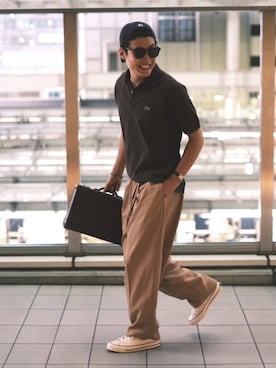 あべじゅんやさん(メンズ・182cm)の夏コーディネート