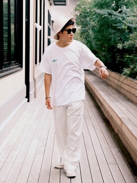 あべじゅんやさん（メンズ・182cm）の夏コーディネート