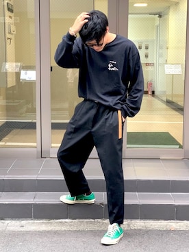 あべじゅんやさん（メンズ・182cm）の秋コーディネート