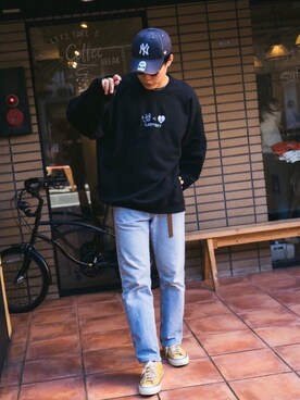 あべじゅんやさん(メンズ・182cm)の秋コーディネート