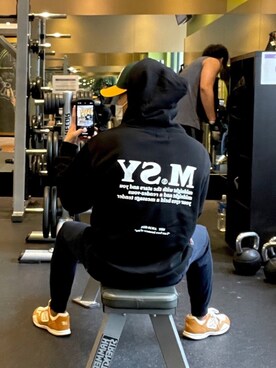 キャップを使った ジム のメンズ人気ファッションコーディネート Wear