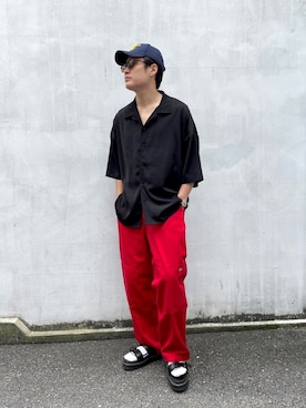 あべじゅんやさん（メンズ・182cm）の夏コーディネート