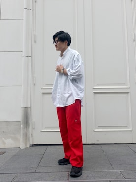 あべじゅんやさん（メンズ・182cm）の夏コーディネート