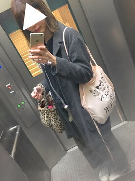 「MAISON DE REEFUR」｜「アイテム（ジャケット/アウター）」を使った、ma☺︎さん（レディース・169cm）の冬コーディネート