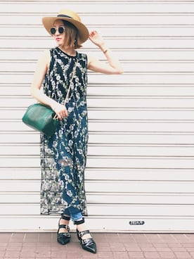 Hiromiiiさん（レディース・158cm）の夏コーディネート