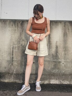 「MAISON DE REEFUR（メゾンドリーファー）のアイテム（その他パンツ）」を使った、Hiromiiiさん（レディース・158cm）の夏コーディネート