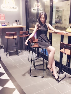 「アイテム（ワンピース/ドレス）」を使った、Patricia Linさん（レディース・165cm・10代）の夏コーディネート