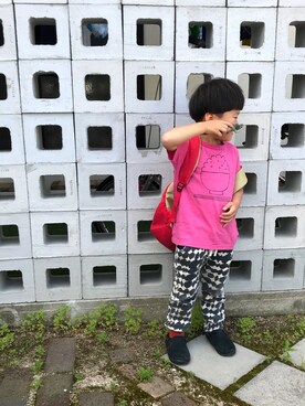 「SELECT.（セレクト）のアイテム」を使った、よつばと葉さん（キッズ・100cm）の春コーディネート