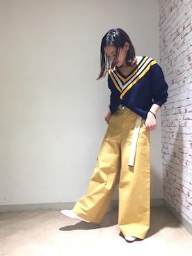 Mayu Yokouchiさん（レディース・162cm）の冬コーディネート