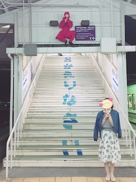 「spring」｜「アイテム（ノーカラージャケット）」を使った、𝕞isaki🐶さん（レディース・158cm）の春コーディネート