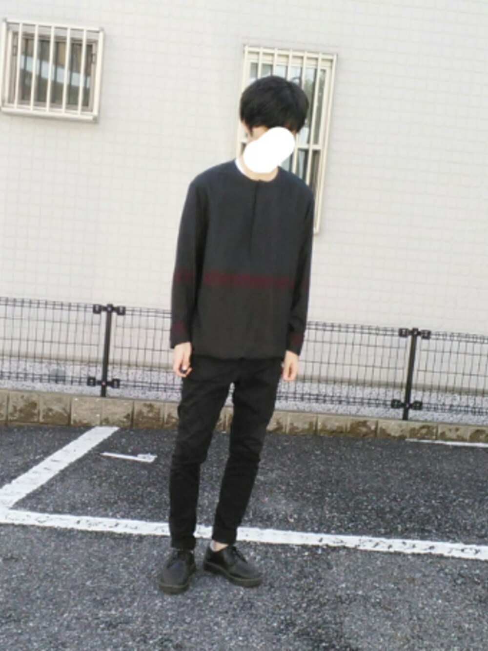 「ブラックコーデ、LAD MUSICIAN、モノトーンコーデ、シンプル、モード」｜「LAD MUSICIANのアイテム（トップス、ブラック系）」を使った、takiさん（メンズ・166cm）の秋コーディネートの1枚目の写真