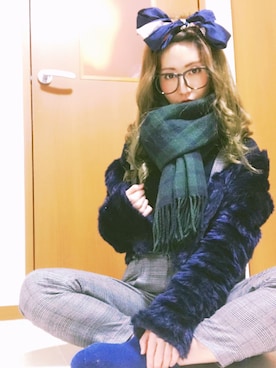 「Parks（パークス）のアイテム」を使った、Saya Miharaさん（レディース・153cm）の秋コーディネート