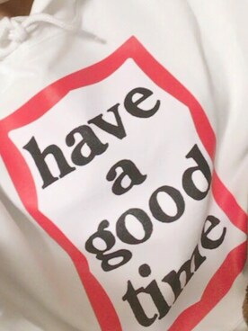 「Have a good time（ハバグッタイム）のアイテム（パーカー）」を使った、ぐさん（レディース・162cm）の春コーディネート
