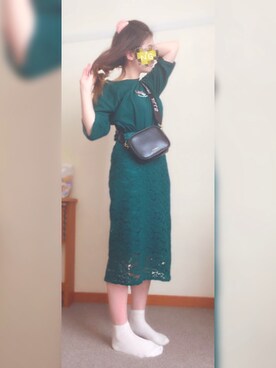 「JILL STUART（ジルスチュアート）のアイテム（ショルダーバッグ）」を使った、kyonさん（レディース・157cm・20代）の春コーディネート