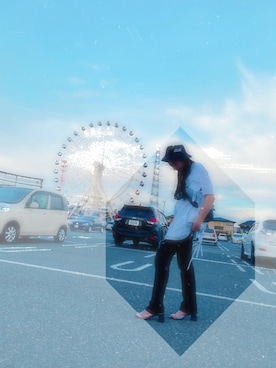 「JILL STUART（ジルスチュアート）のアイテム（ショルダーバッグ）」を使った、kyonさん（レディース・157cm・20代）の夏コーディネート